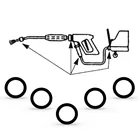 Уплотнительное кольцо, 10 шт., 10x8x0,3 см, для шланга Karcher, запасное уплотнительное кольцо, уплотнительное кольцо, 28809900, K2, K3, K4, K5, K6, K7, резиновое уплотнительное кольцо, прижимные шайбы