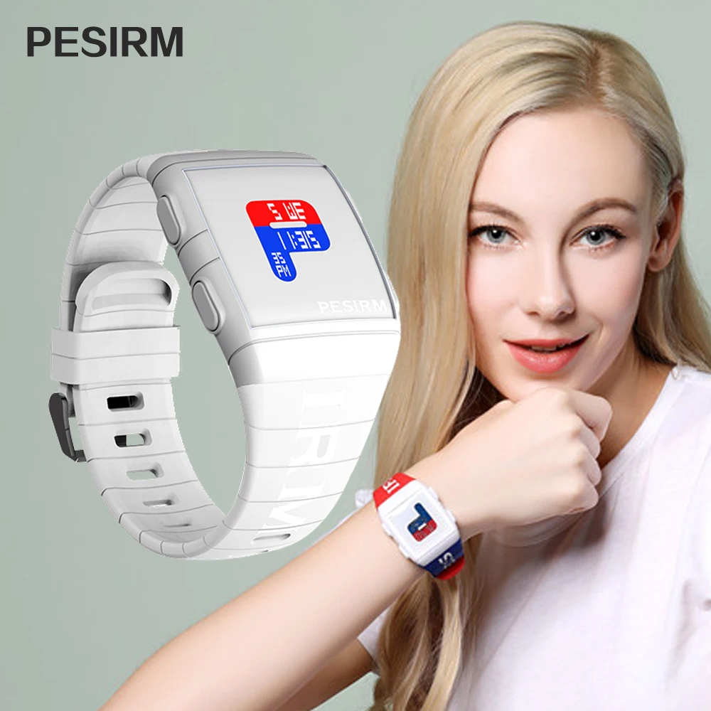 Модные светодиодный смарт-часы psirm для занятий спортом на открытом воздухе, женские цифровые водонепроницаемые часы от ведущего бренда, красочные часы для женщин, Relogio