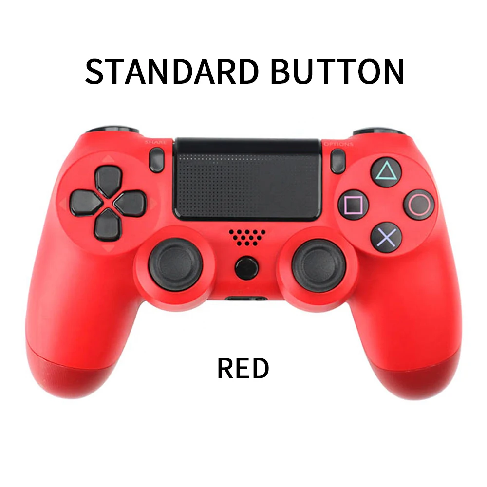 Bluetooth Беспроводной джойстик для PS4 контроллер подходит для Игровые приставки 4 консоль для Игровые приставки Dualshock 4 геймпад для PS3 консоли геймпад джойстик для gamepad геймпад для пк для PS4 - Цвет: type2 red