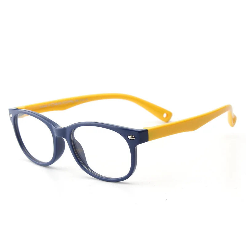 Детские квадратные очки с антибликовым покрытием оптическая оправа фильтром