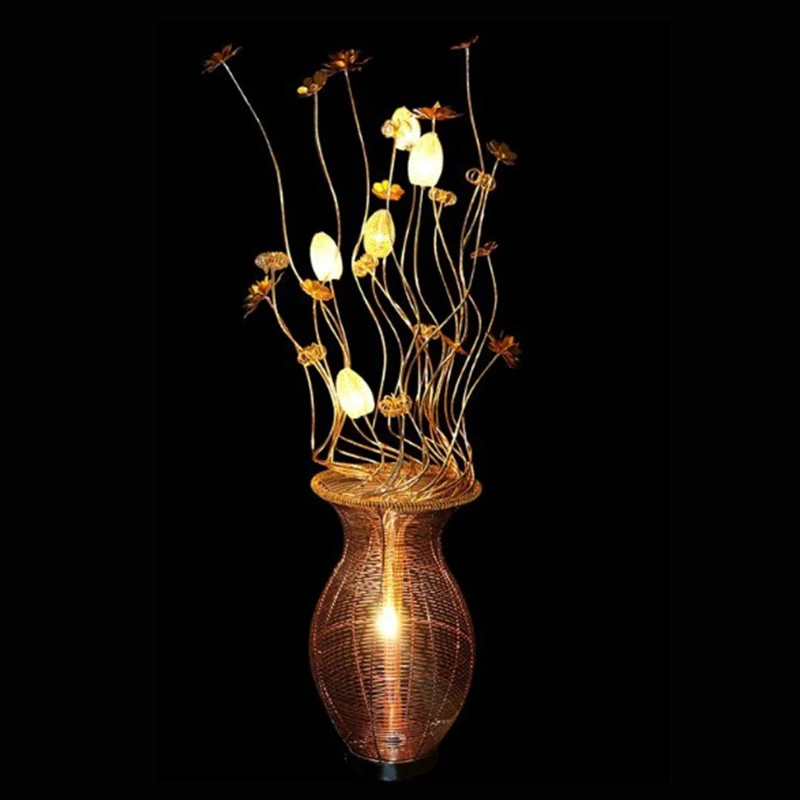 

LRF028--Free Shipping Decorative Aluminium Standing Light LED Art Vintage Floor Lamps