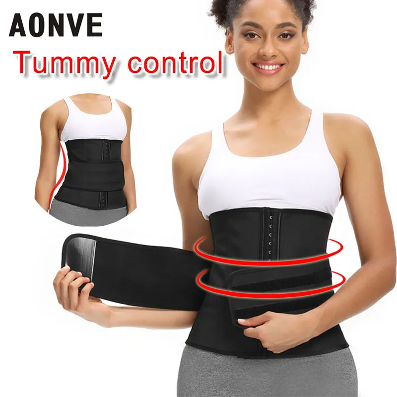 

Waist Trainer Body Shpaer Fat burner 9 Steel bone Waist Cincher Latex Slimming Belly Belt High Waist Sexy Lingerie Hooks Sport