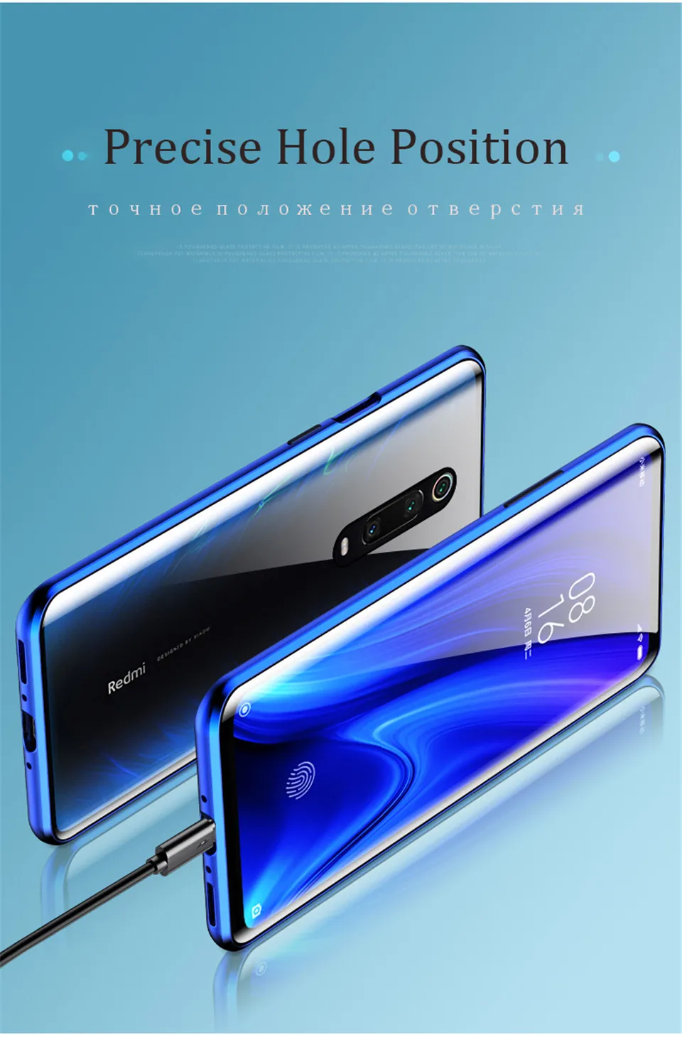 Двухстороннее защитное стекло с магнитной абсорбцией 360 для Xiaomi mi 9T 9TPro чехол для телефона полное покрытие Xiao mi 9T mi 9T Pro mi 9TPro Fundas
