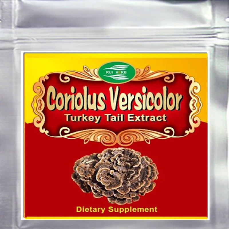 

3Bottles Coriolus Versicolor (Turkey Tail) Extract 30% Polysaccharide Capsule 500mg x270Counts Immunity Support