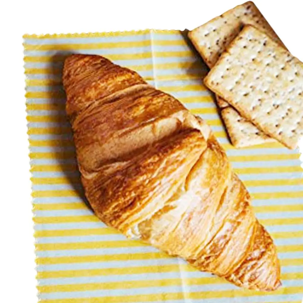 3 шт. пчелиный воск органический хлопок ткань для сохранения Экологичные