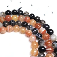 wholesale natural stone eye agates beads accessories 6810mm charm fashion crystal diy gem beads for jewelry making bracelet