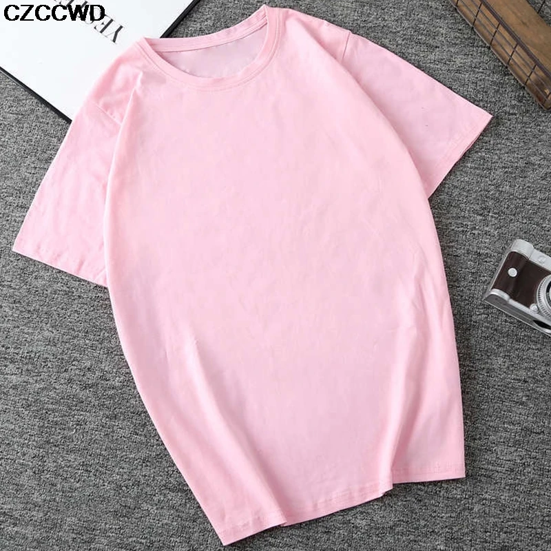 Pink Женская одежда Pooington Pleaes Lie осторожно белая футболка Harajuku модная футболка с голубем уличная женская футболка - Цвет: Pink