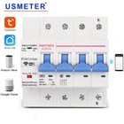 Трехфазный смарт-выключатель WCB104 с поддержкой Wi-Fi, 4P, 380 В, 63 А