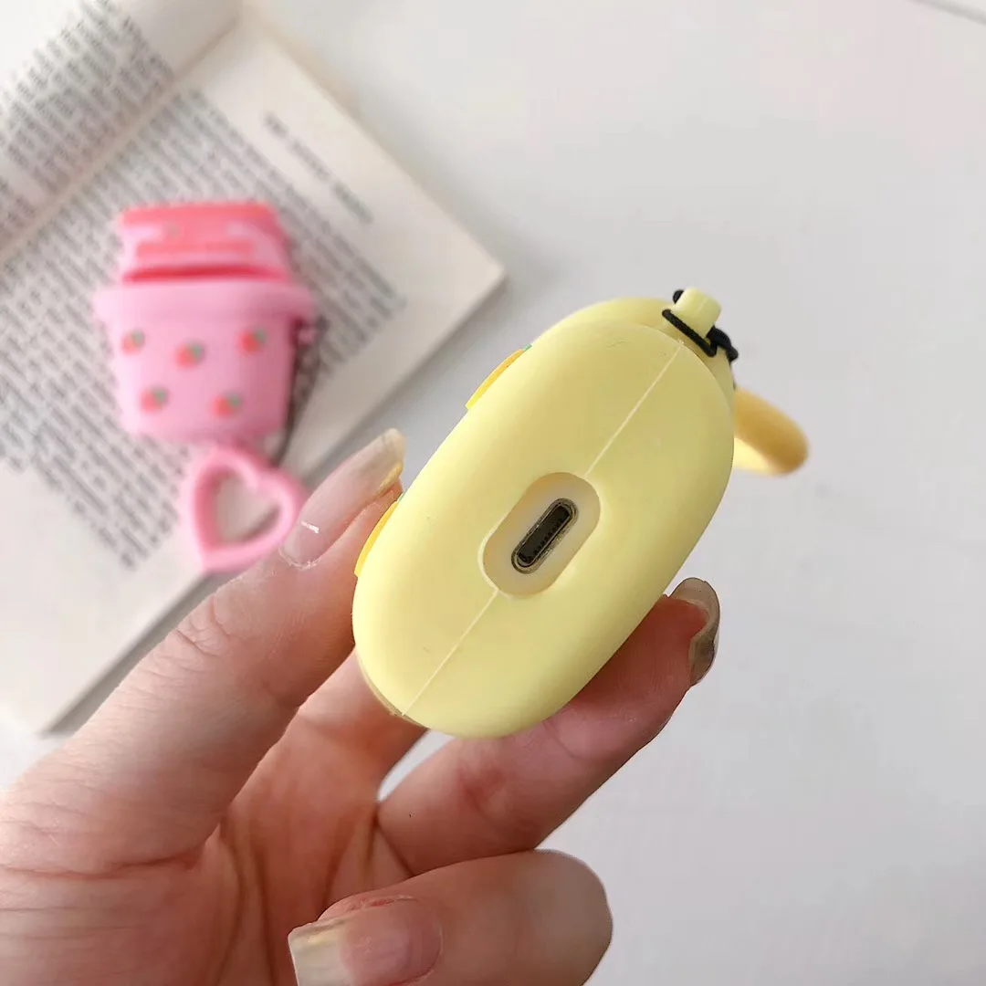 Стежок беспроводной Bluetooth наушники с ремешком чехол для Airpods силиконовый Дамбо защитный чехол для Airpods 2 человек паук мультфильм