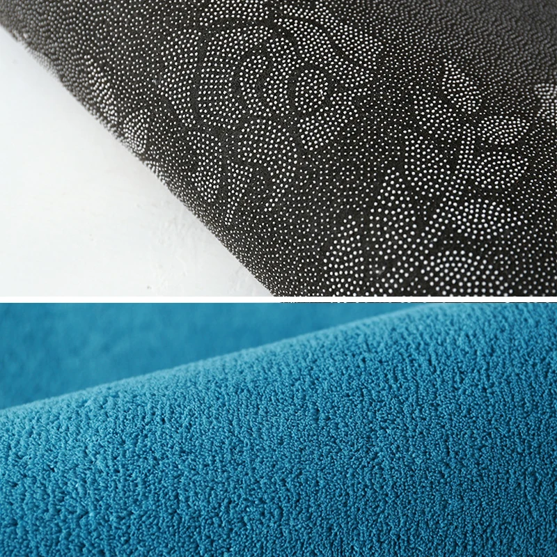 Качественный короткий плюшевый ковер сплошной цвет гостиной журнальный столик