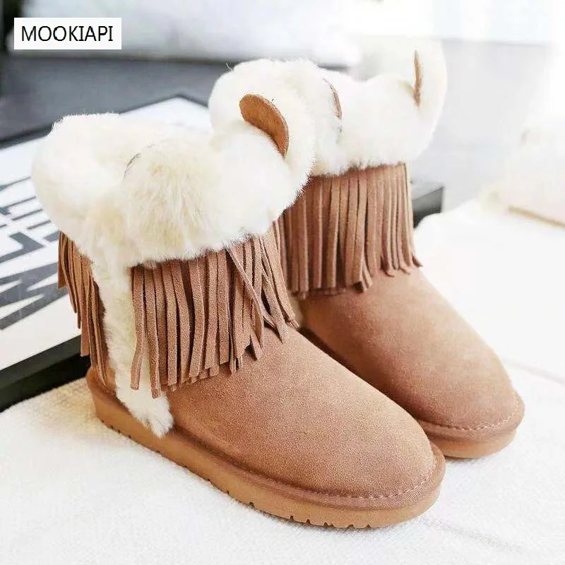 

Australia's latest fashion women's snow boots in 2019, real sheepskin, natural wool, the highest quality women's shoes,
