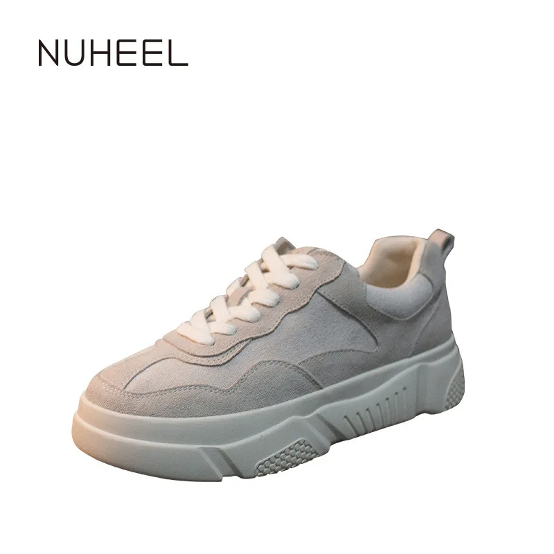 NUHEEL Women's Shoes Comfortable Wild Fashion Korean Casual Spring New Students Flat Thin кроссовки для женщин | Обувь