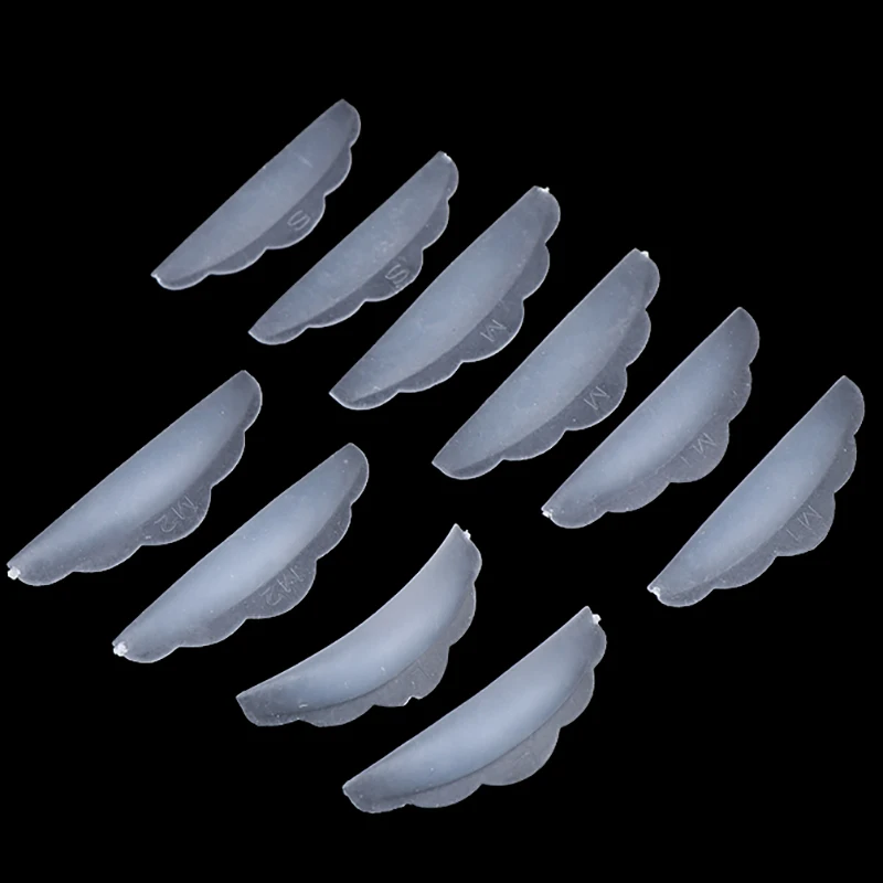 5Pair/lot Recycling Lashes Rods Shield lifting 3D Eyelash Curler Makeup Accessories Silicone Perm Pad Applicator Tools | Красота и