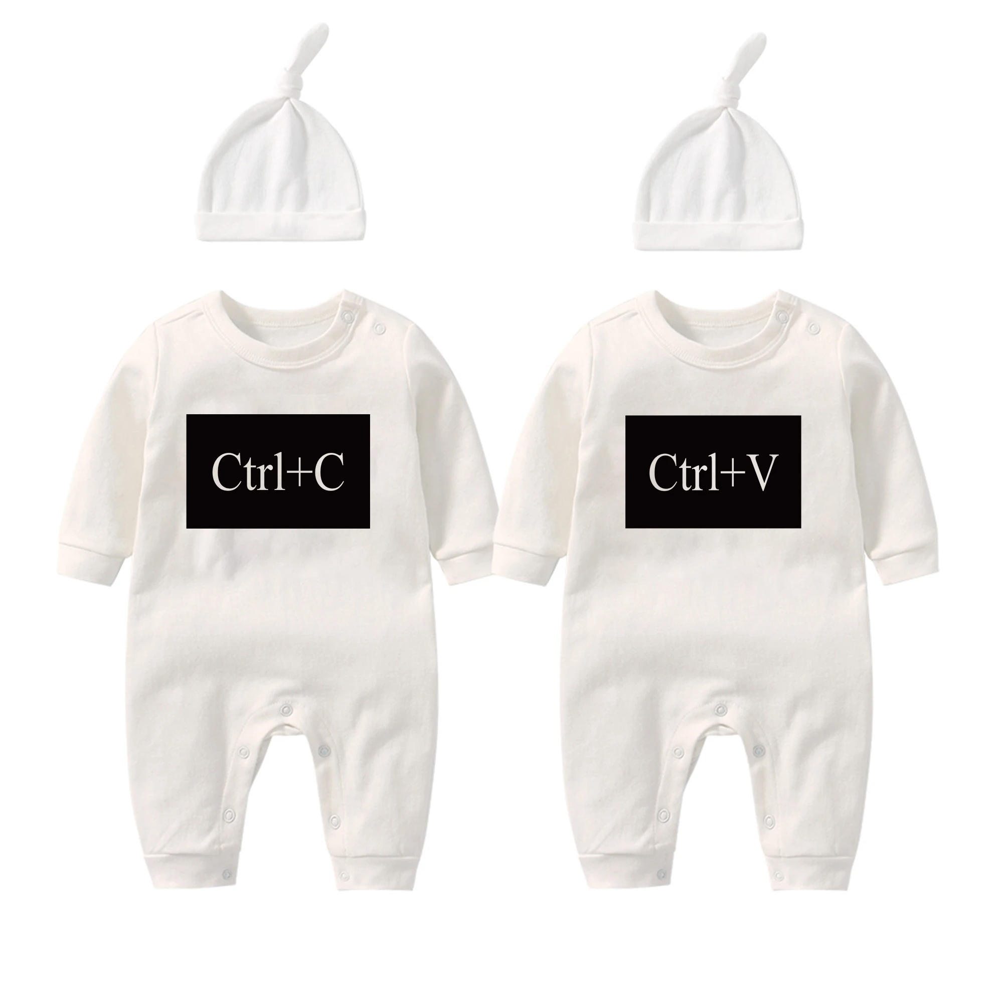 YSCULBUTOL боди для новорожденных Забавная детская одежда близнецов Милая комбинезон