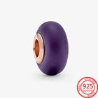 Подвеска-Шарм из серебра 925 пробы с бусинами из муранского стекла