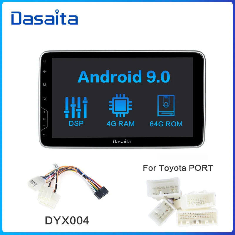HA2186-MAX6 Dasaita 10," ips экран автомобиля Радио 2 Din Android 9,0 DSP универсальный автомобильный стерео Мультимедиа Bluetooth gps навигация HDMI MAX6 - Цвет: HA2186-MAX6