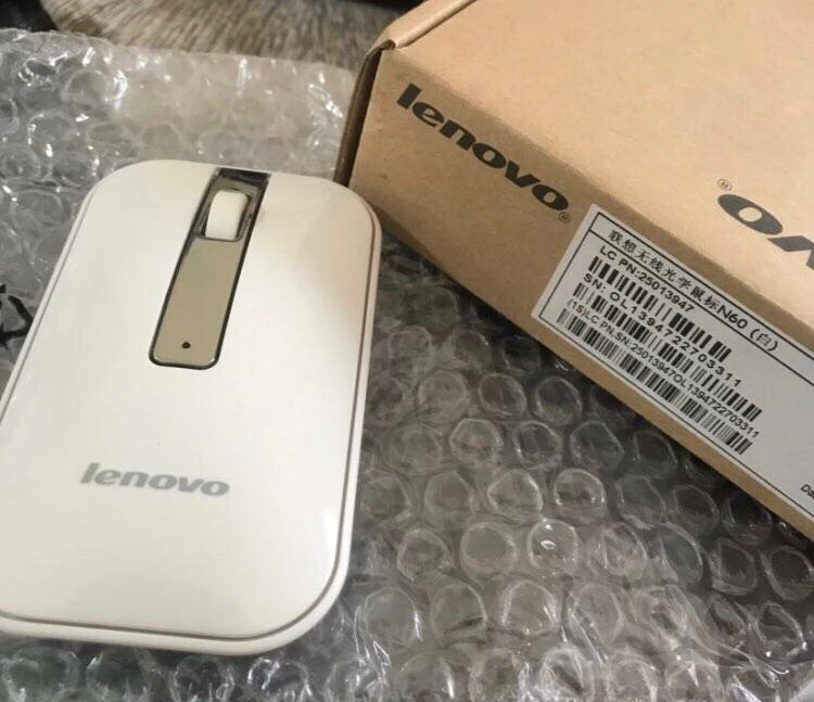Оригинальная Беспроводная оптическая мышь Lenovo N60 2 4 ГГц Подлинная легкая