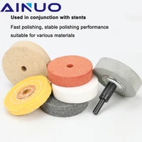 18pcs wool felt polishing buffing grinding wheel polisher disc pad ceramic bench grinder wheels set for metal grinding drill