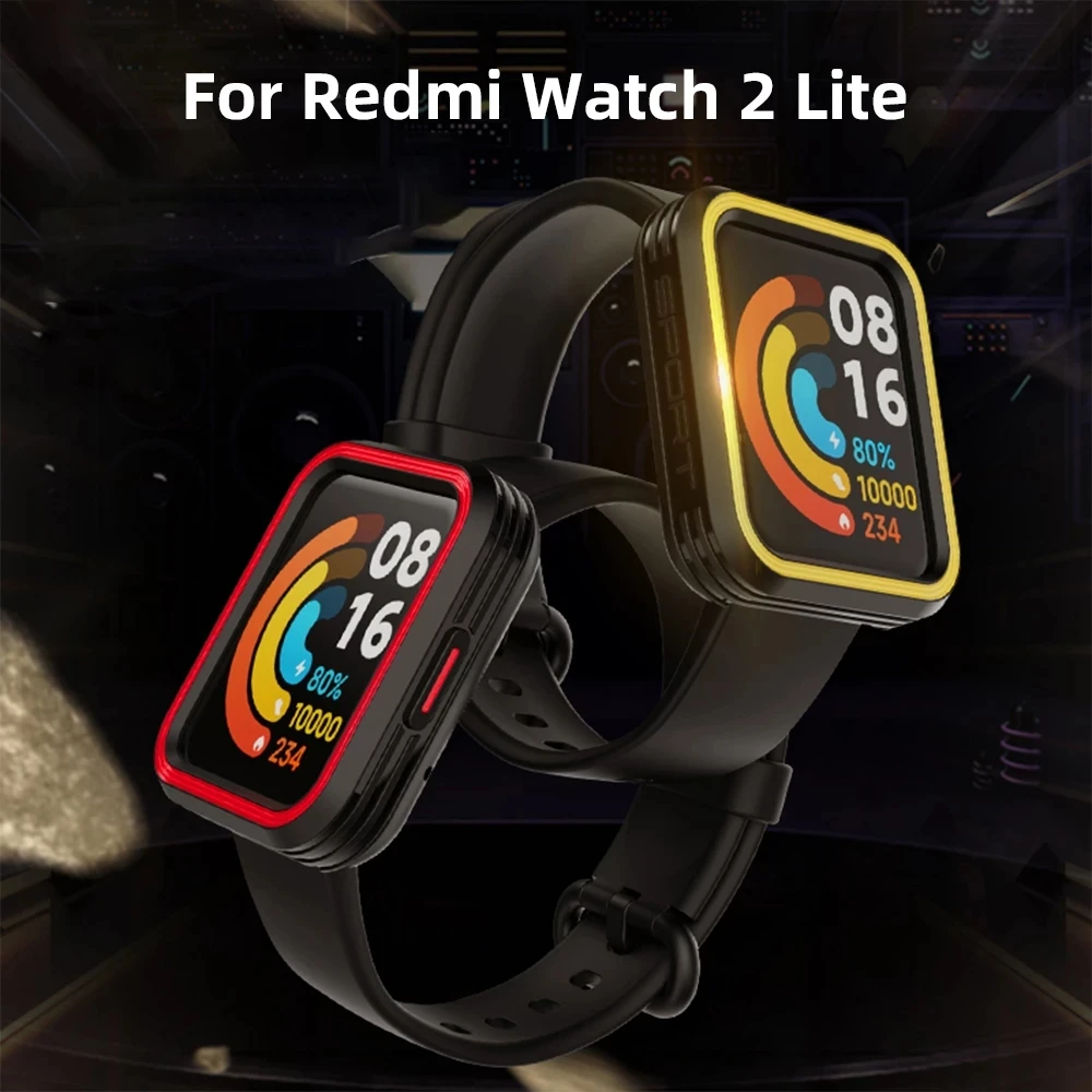 

Новинка 2021, чехол SIKAI для Xiaomi Redmi Watch 2 Lite, защитный чехол из ТПУ, чехол для зарядного устройства для умных часов Xiaomi Redmi Watch 2