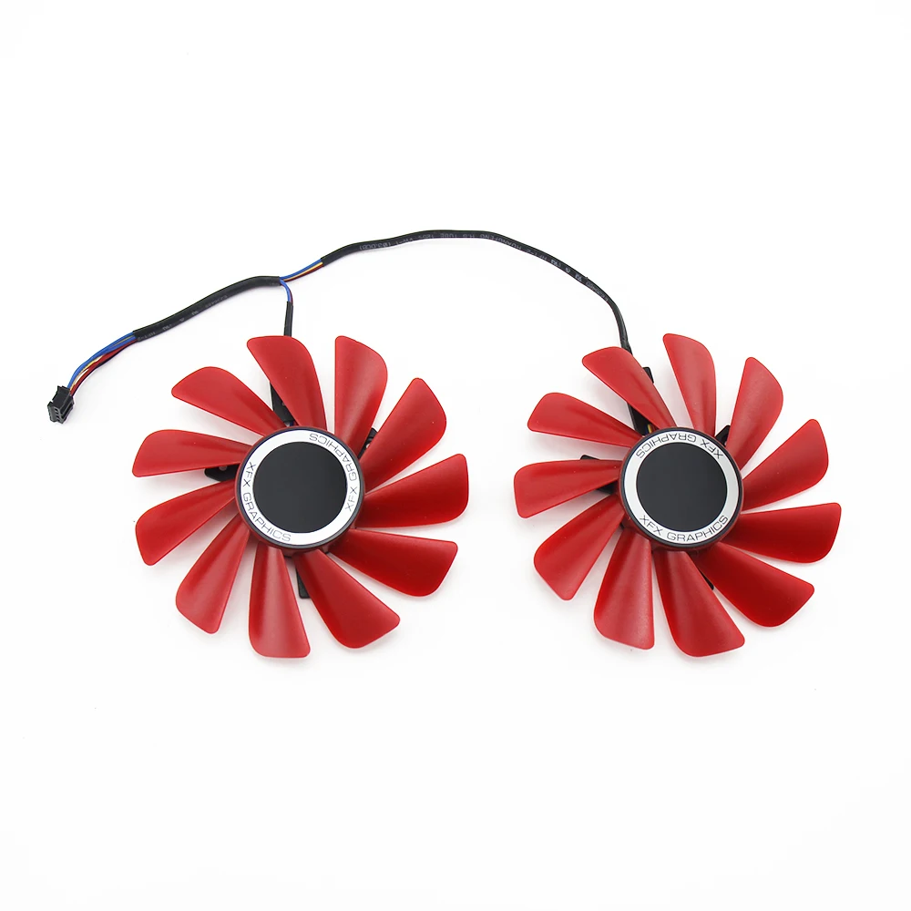 Охлаждающая видеокарта для XFX RX570 RS RX580 диаметр 85 мм видеокарты охлаждение в