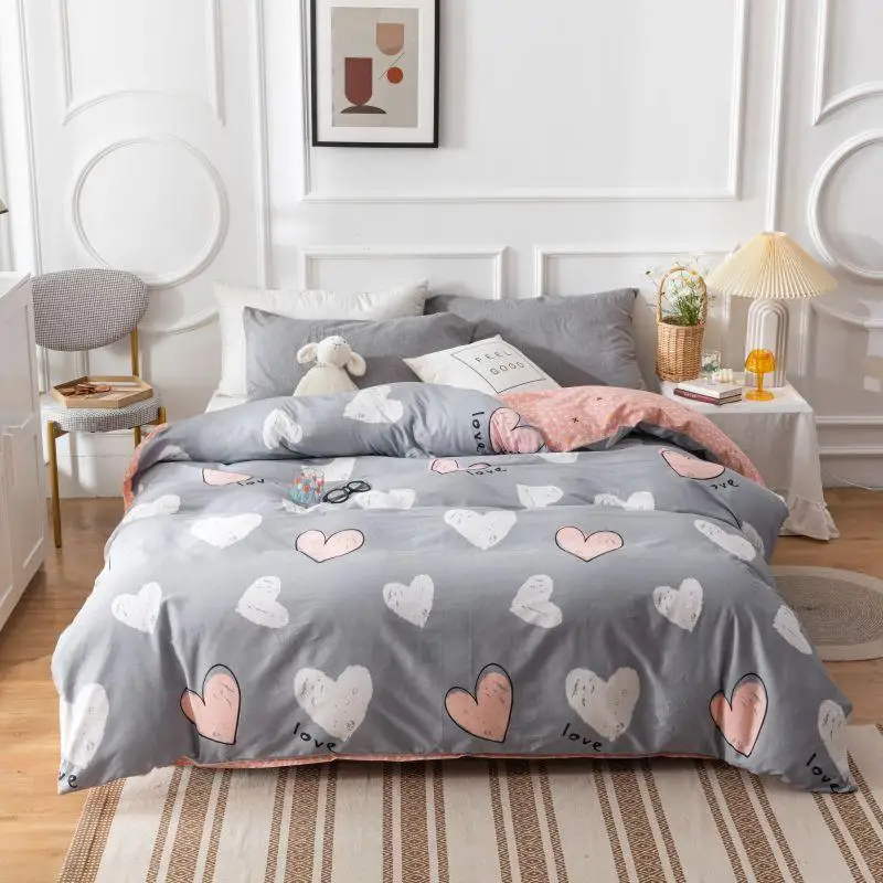 

Duvet Cover Cotton Quilt Cover double couple 1pc bedding set 240x220cm King Full Twin Queen nordic bed case 150x200cm flash sale