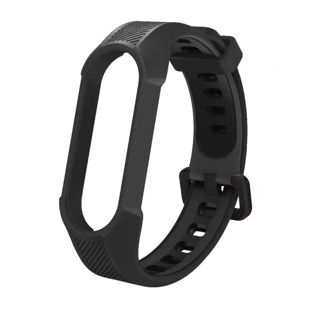Ремешок для умных часов мягкий силиконовый браслет Xiaomi Mi Band 5/6/NFC - купить по