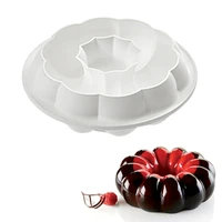 round pumpkin shape silicone cake mold 3d cupcake jelly pudding cookie muffin soap mould baking diy moule