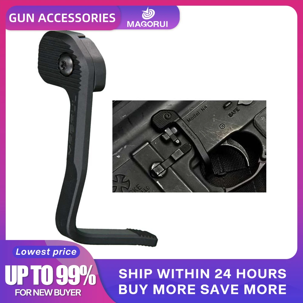 MAGORUI Tactical Enhanced Bad Lever MAP Bolt Catch Extender Release Ambidextrous Mount-On Side Plate 5.56/223 for Hunting | Спорт и