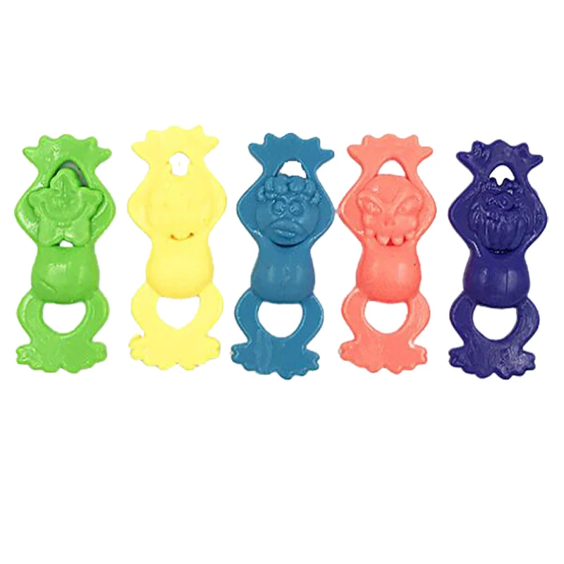 Бесплатная доставка милая Рогатка летающее джемом монстр стрейчевая клейкая