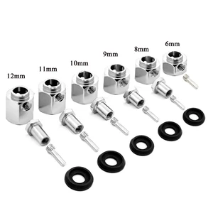 4 шт.лот, 689101112 мм толщиной 12 мм Шестигранная ступица, крепление с винтовой иглой для 110 Traxxas TRX-4 1:10 радиоуправляемых гусеничных машин