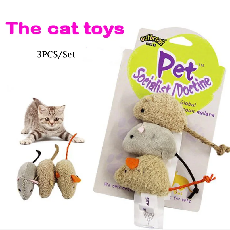 3 шт. плюшевые игрушки для кошек и котят|Игрушки кошек| |