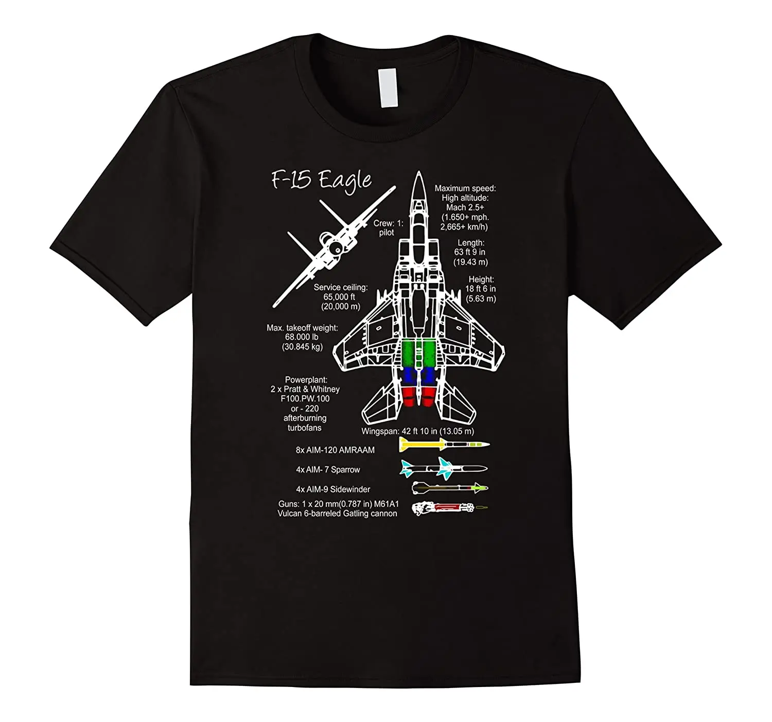 

F-15 Eagle Fighter Jet the Fighting Eagles T-Shirt. Summer Cotton Short Sleeve O-Neck Mens T Shirt New S-3XL