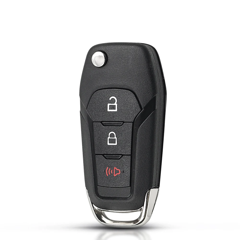 KEYYOU 3 + 1/4 кнопки флип дистанционного ключа Автозапуск Fob 315 МГц ID49 чип для Ford Fusion