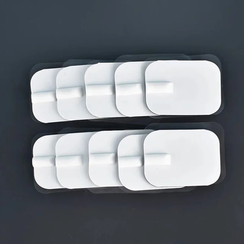 

10Pcs 6*4cm Electrode Pads Pin Type Gel Pads Frequency TENS Therapy Electronic Cervical Vertebra Physiotherapy Body Massager
