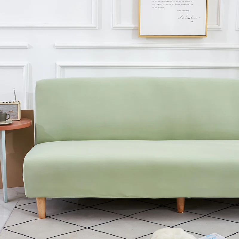 Диван покрывало складной светильник зеленый современное сидение чехлов стрейч