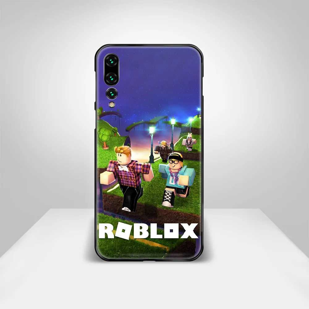 

game Robloxes Phone Case Cover Hull For Huawei P8 P9 P10 P20 P30 P40 Lite Pro Plus smart Z 2019 black prime trend hoesjes 3D