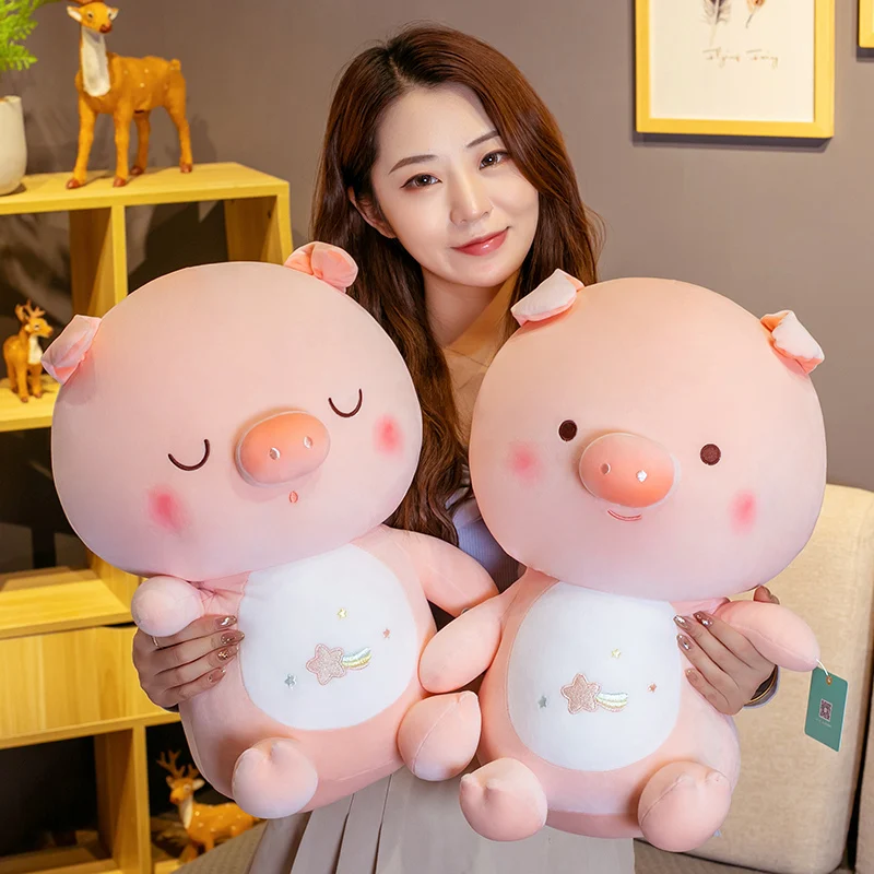 Свинка плюшевая свинка мягкие животные Радужная ангельская Кукла Kawaii