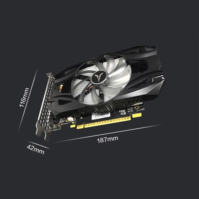 Yeston GeForce GTX 1050Ti GPU 4 ГБ GDDR5 128bit игровой настольный компьютер ПК видеографические