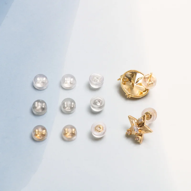 

Медные мягкие вкладыши для ушей из настоящего золота, настоящего платины и серебра, материалы для ювелирных изделий ручной работы «сделай с...