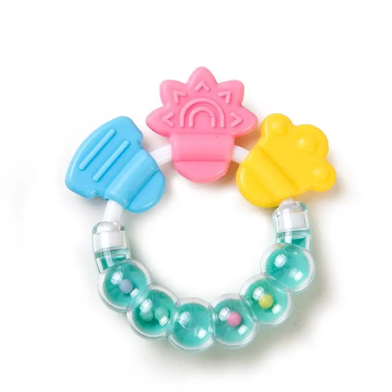 3 шт. детские жевательные прорезыватели ключи погремушка кольцо игрушки