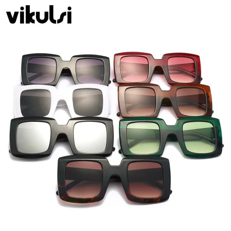 2019 квадратные женские солнцезащитные очки роскошные брендовые дизайнерские