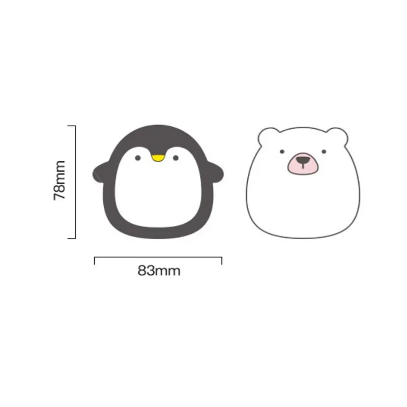 

Cute Winter Mini Hand Warmer Portable USB Rechargeable Heating Double Sided