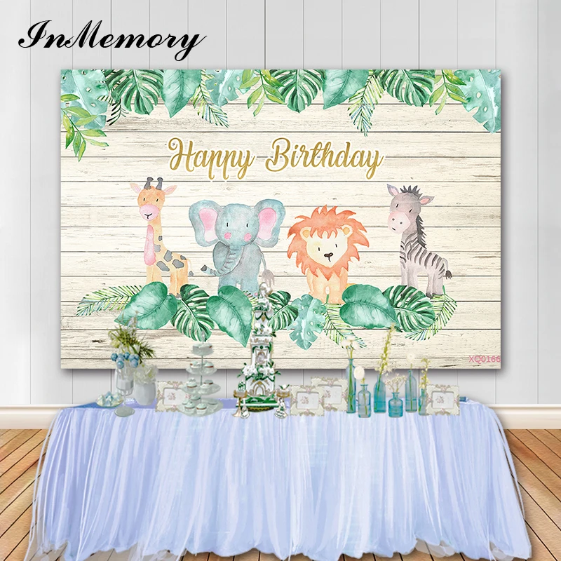 В памяти новорожденных с изображением дощатого пола для фотосъемки джунглей