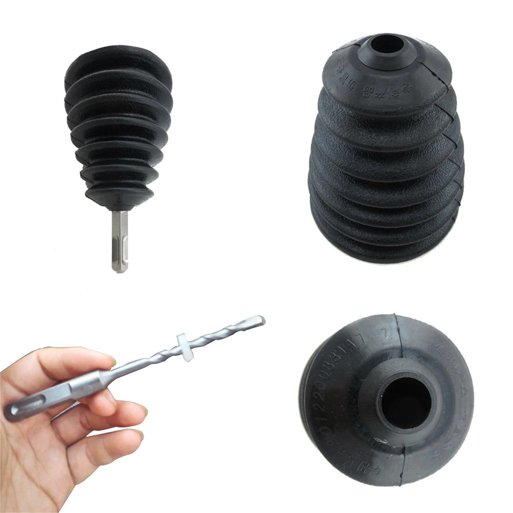 

JETTING 1PCS Rubber Dust Cover Electric hammer ash bowl Dustproof device Impact drill power tool Utility accessories Black
