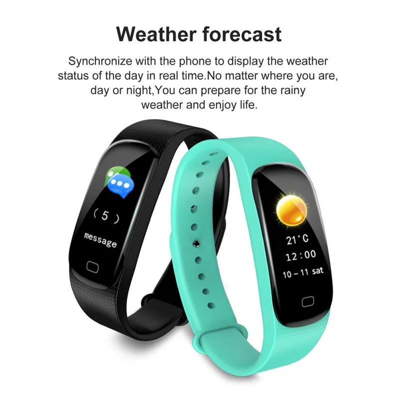 M5 Smart Band Waterproof BraceletBlood Pressure Blood Oxygen Heart Rate Fitness Tracker For iOS Android | Электроника