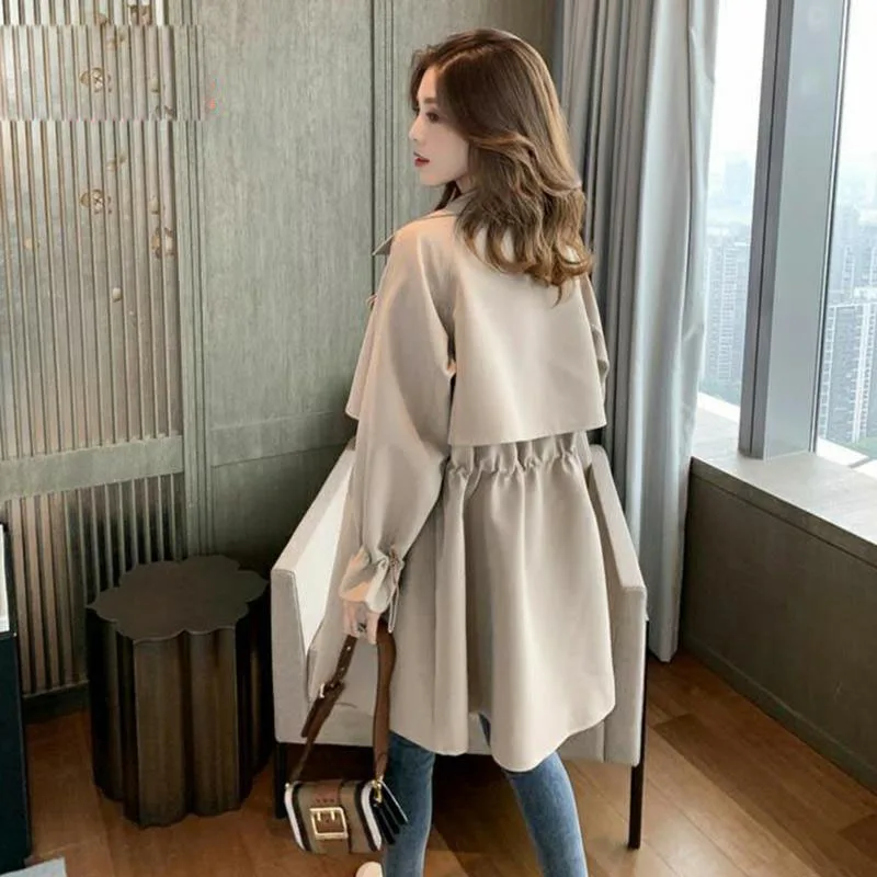 

Women Trench New Fashion Women Slim Double Button Autumn Coat Windbreak Collection Trench Coat High Quality Casual Female Long