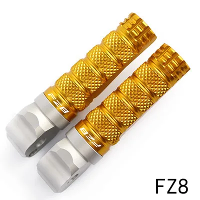 FZ8 gold Высококачественные Задние подножки мотоцикла с ЧПУ для Yamaha FZ1 FZ01 FZ 1 2006-2012 FZ8 FZ08 FZ 8 2011-2013 - Цвет: FZ8 gold