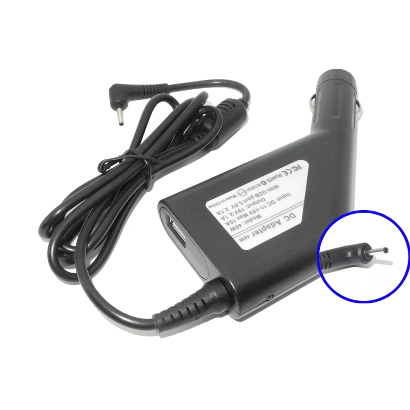 Автомобильное зарядное устройство 19 в 2 1 А для ASUS Eee PC 1001HA 1001P 1001PX 1005HA 1016 1016P 1215PW 1215N