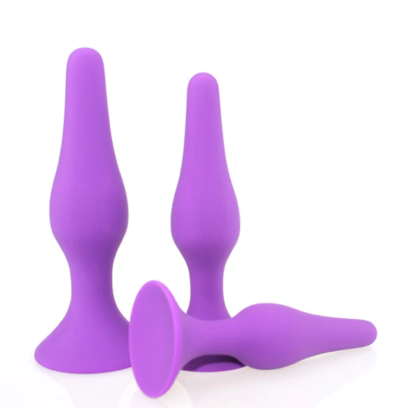 S/M/L/XL удобные силиконовые Анальная пробка всасывающие бусины чашка Анальный