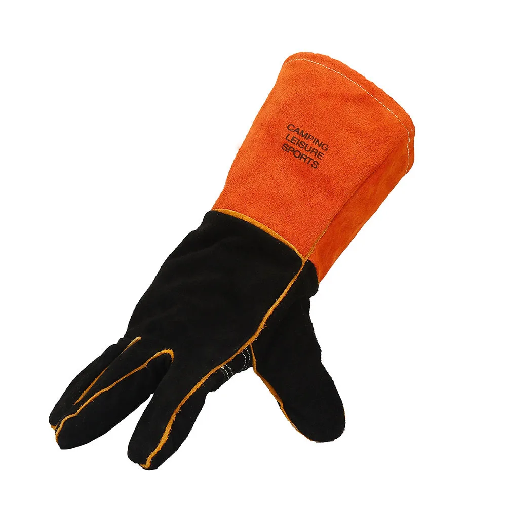 

2pcs Food Grade Thick Heat Resistant Silicone Glove BBQ Grill Gloves Kitchen Barbecue Oven Cooking Mitts Grill Baking Gloves